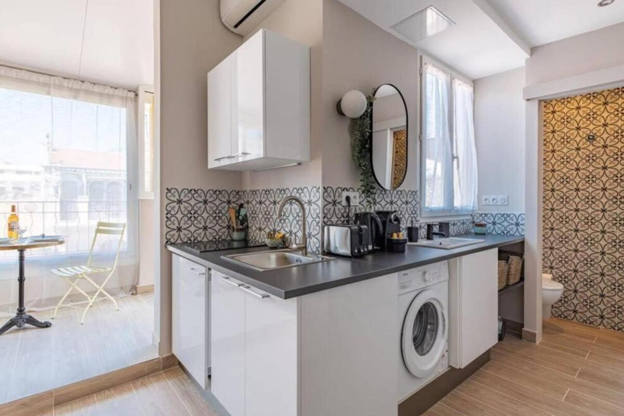Lamartine - Studio W Terrace And Ac Very Central Niza Exterior foto