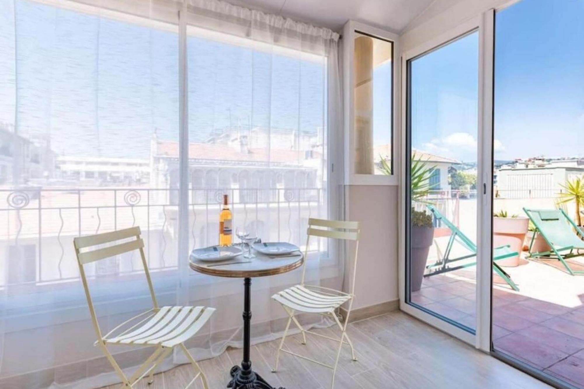 Lamartine - Studio W Terrace And Ac Very Central Niza Exterior foto