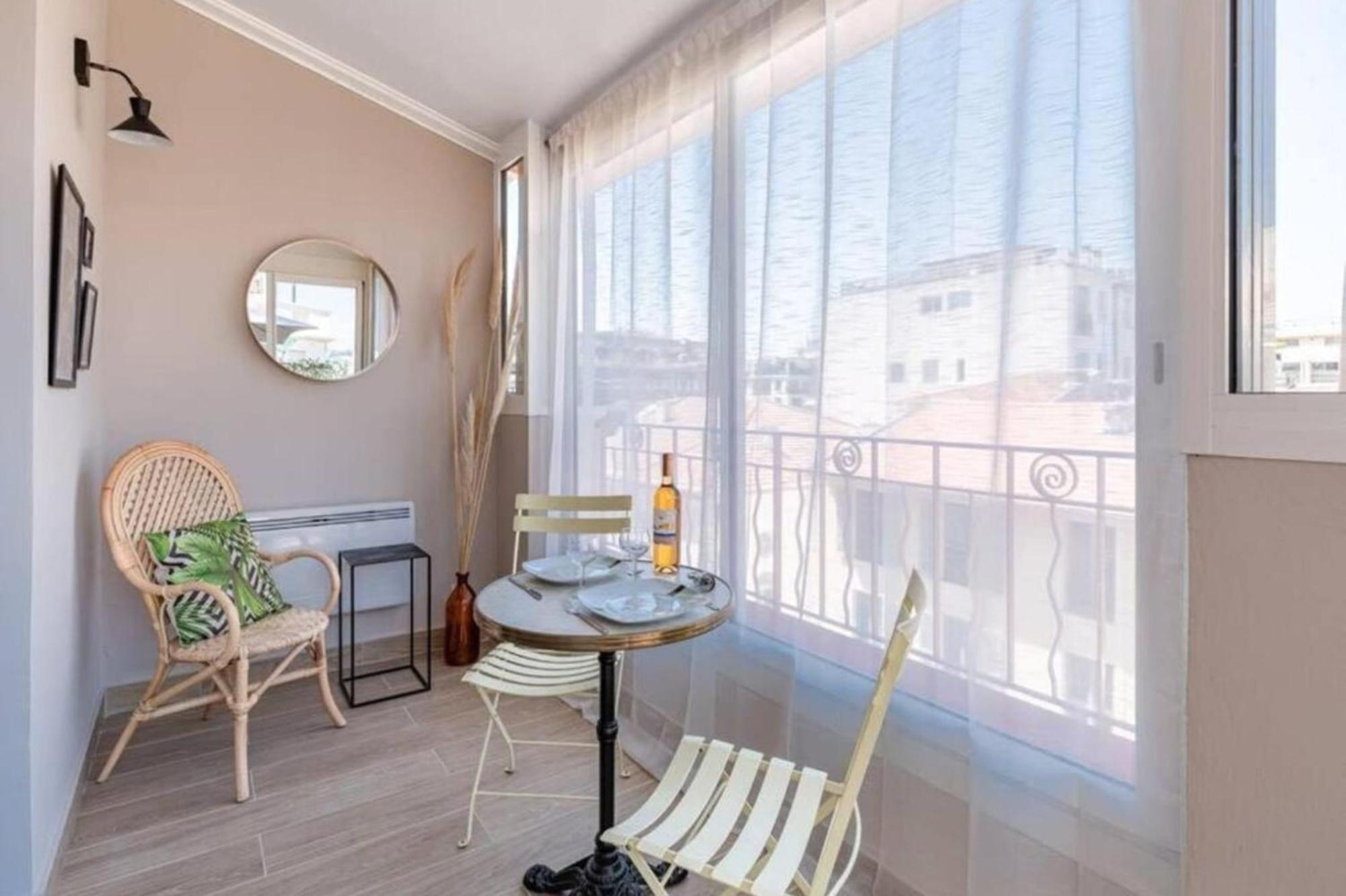 Lamartine - Studio W Terrace And Ac Very Central Niza Exterior foto